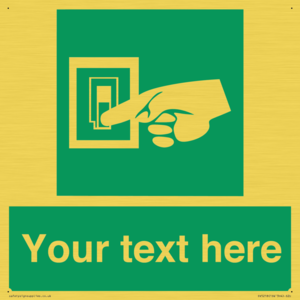 Custom Light Switch Sign